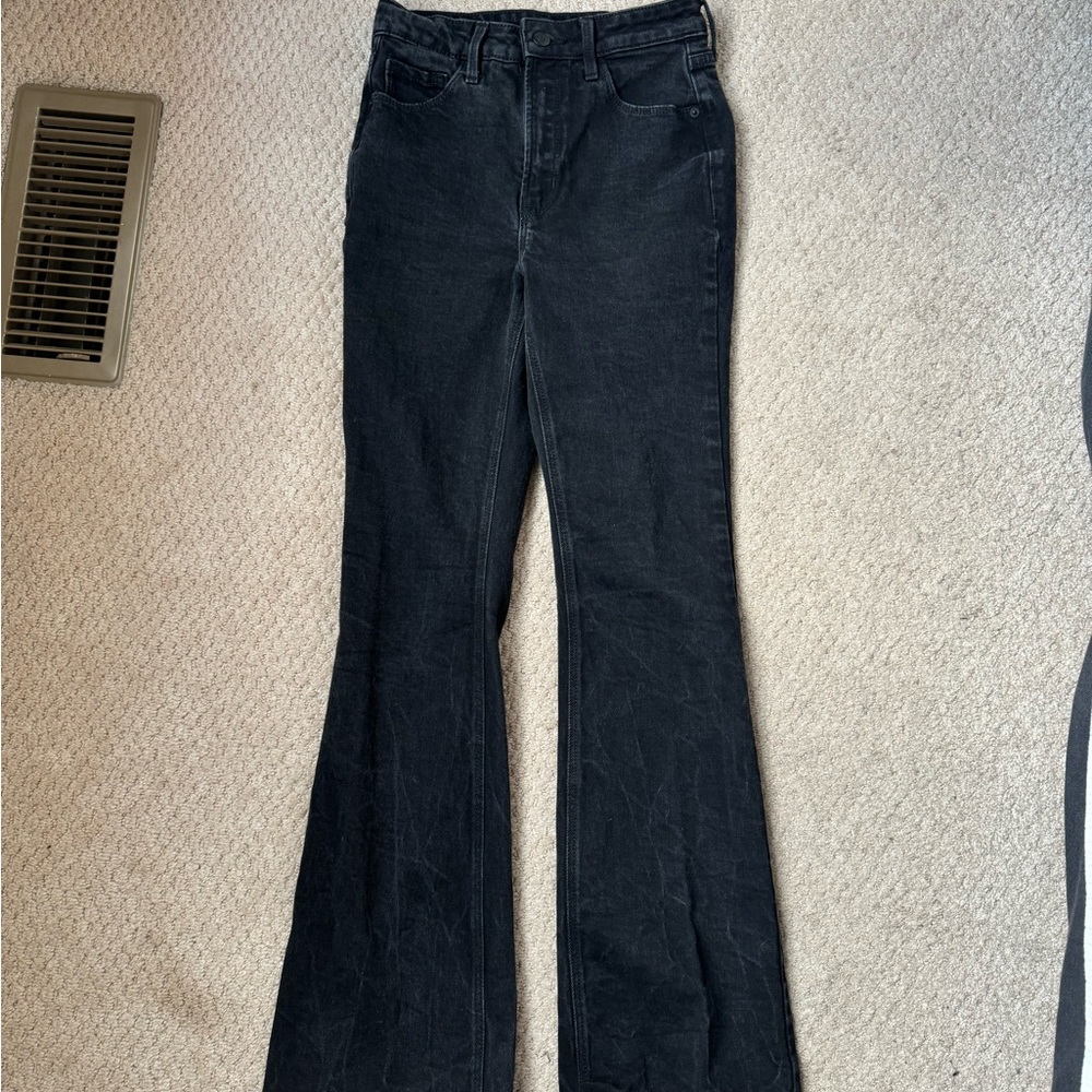 Black Women's Flared Jeans